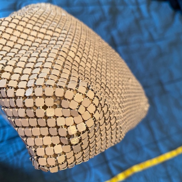 Vintage Pink Whiting and Davis International Mesh shoulder bag - Picture 9 of 9